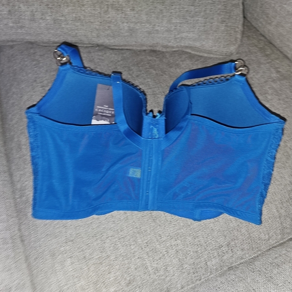 Blue Bra with Adjustable Straps - Picture 4 of 4